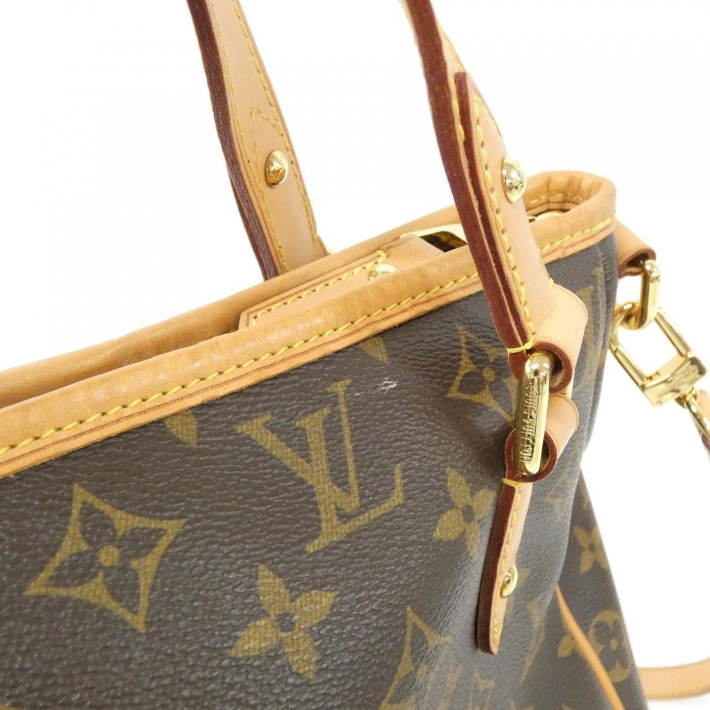 Louis Vuitton Coated Canvas Brown Handbags