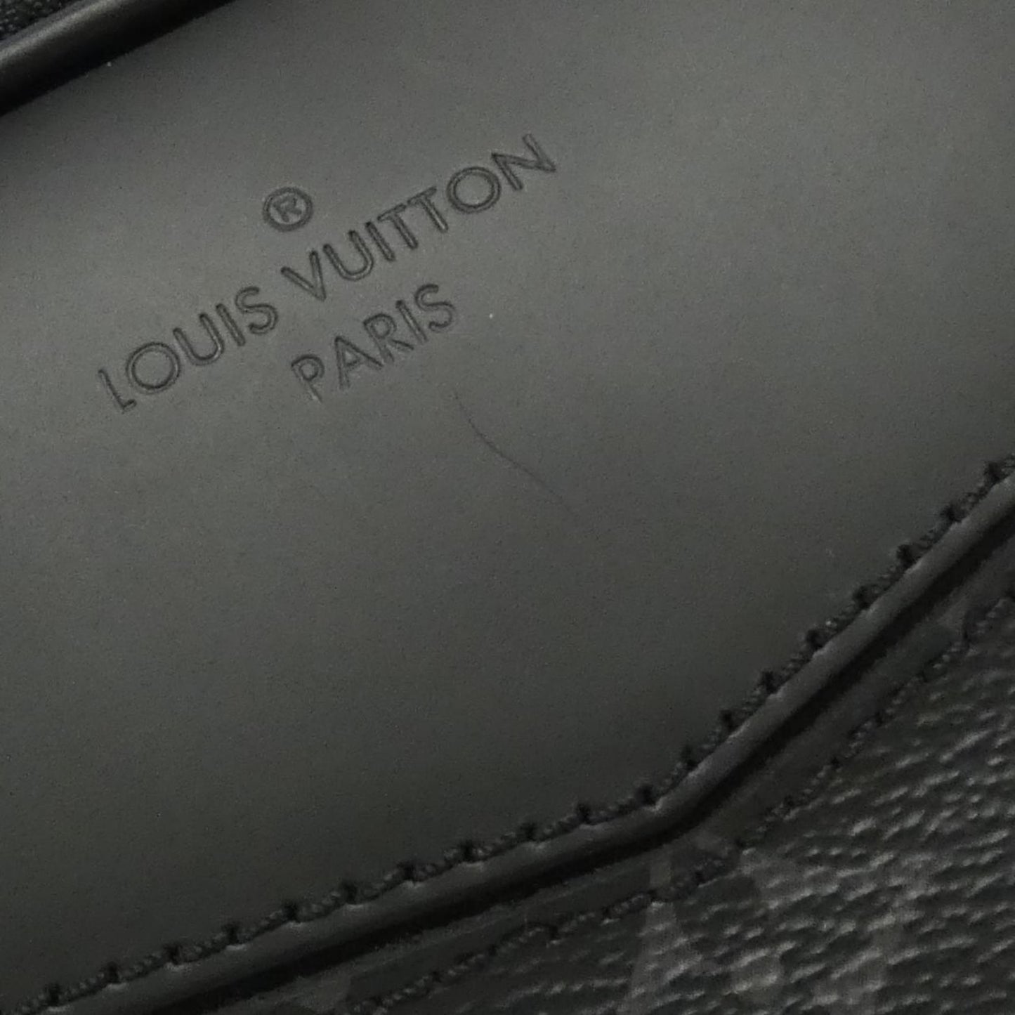 Louis Vuitton Coated Canvas Black Shoulder Bags