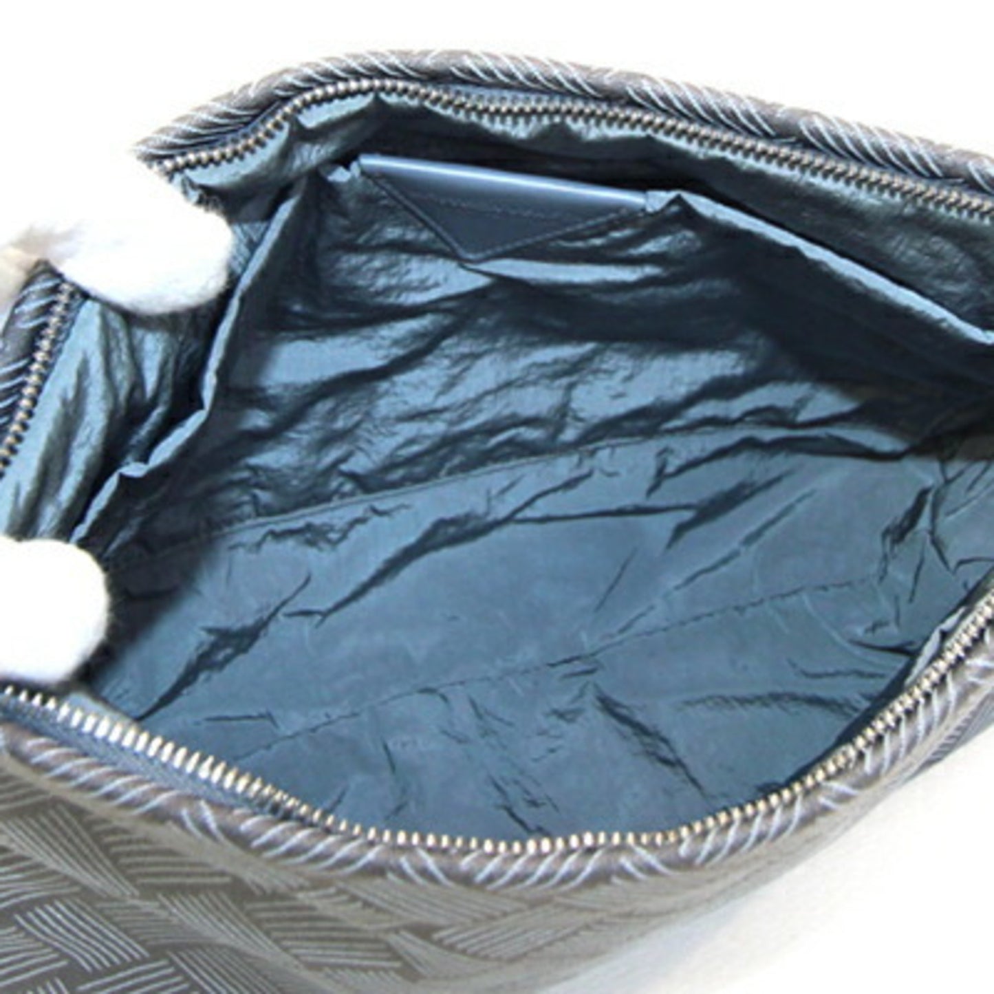 Bottega Veneta Nylon Gray Clutch Bags