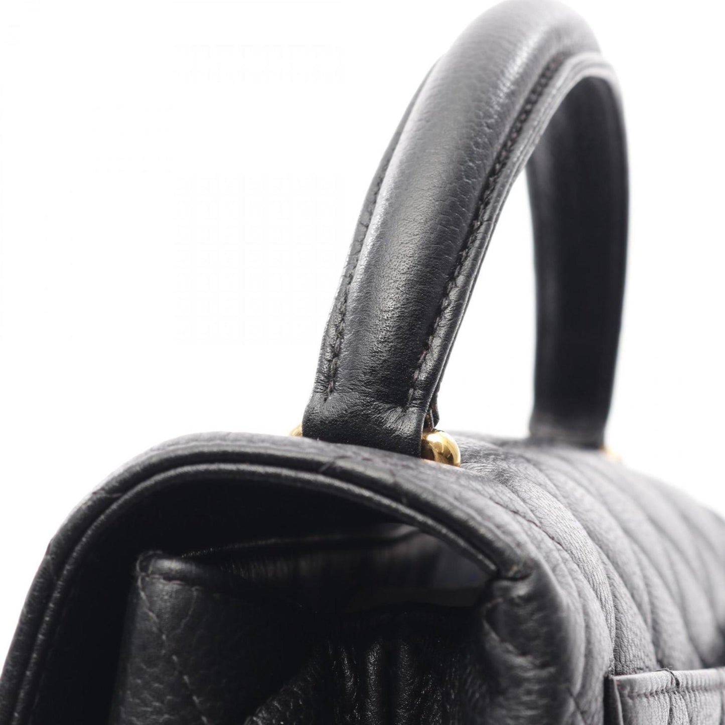 Chanel Calfskin Black Handbags