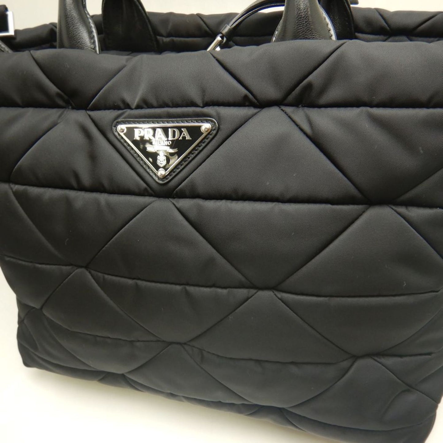 Prada Nylon Black Tote Bags