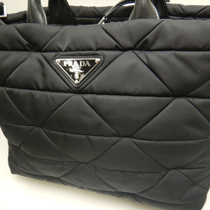Prada Nylon Black Tote Bags