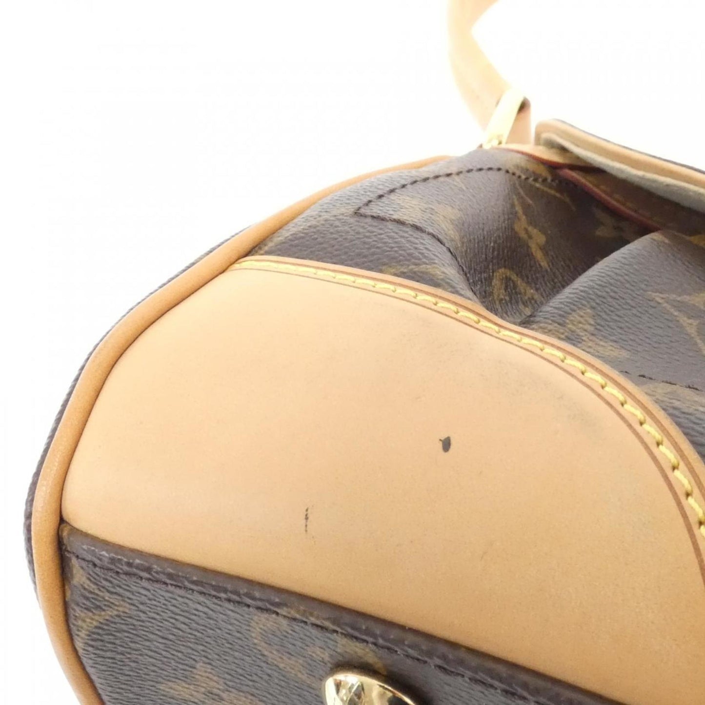 Louis Vuitton Coated Canvas Brown Shoulder Bags