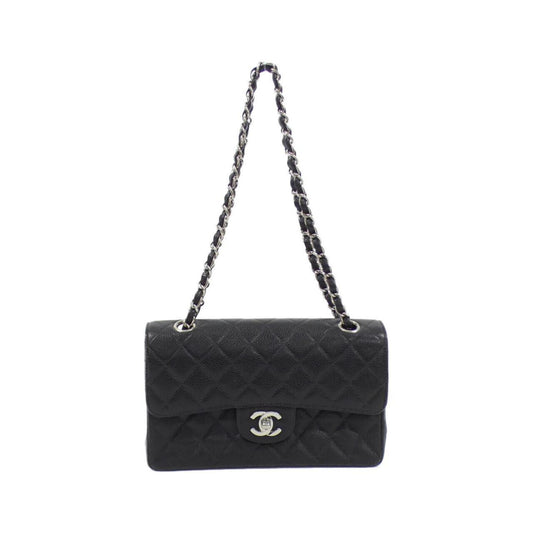 Chanel Calfskin Black Shoulder Bags
