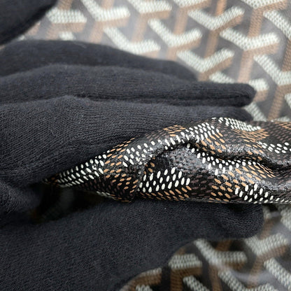 Goyard Pvc Black Tote Bags