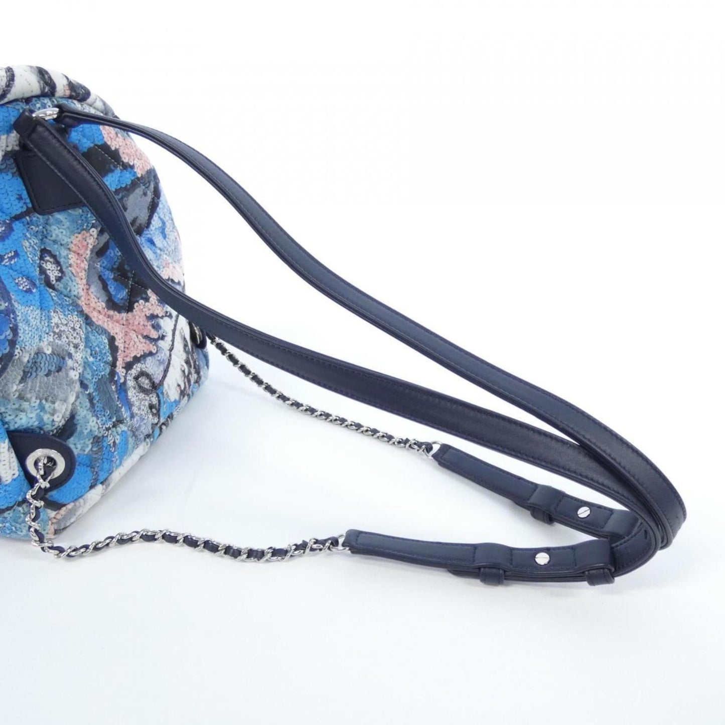Chanel Canvas Blue Backpacks