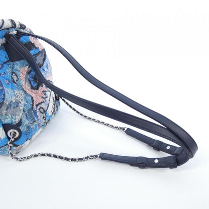 Chanel Canvas Blue Backpacks