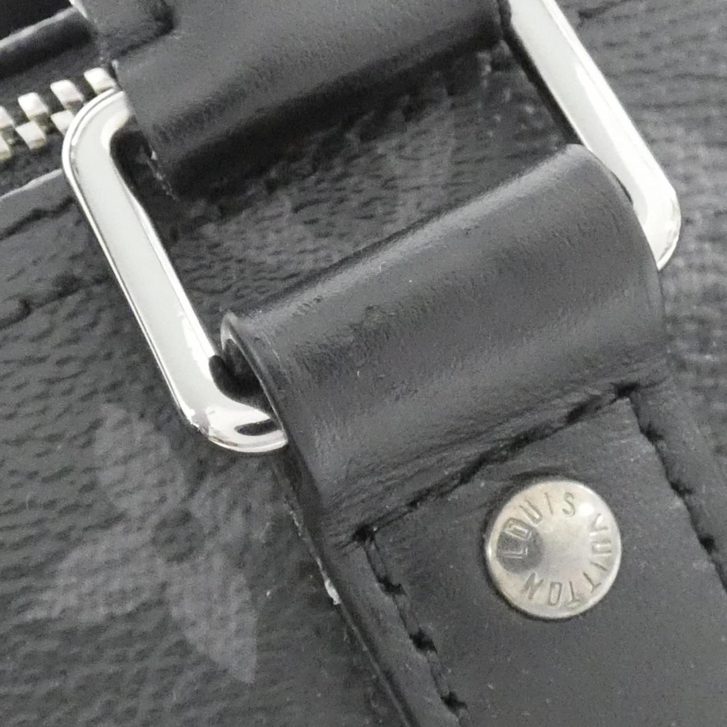 Louis Vuitton Coated Canvas Black Travel Bags
