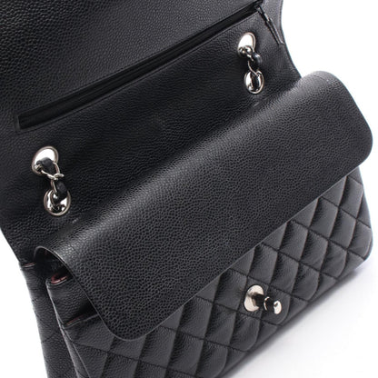 Chanel Calfskin Black Shoulder Bags