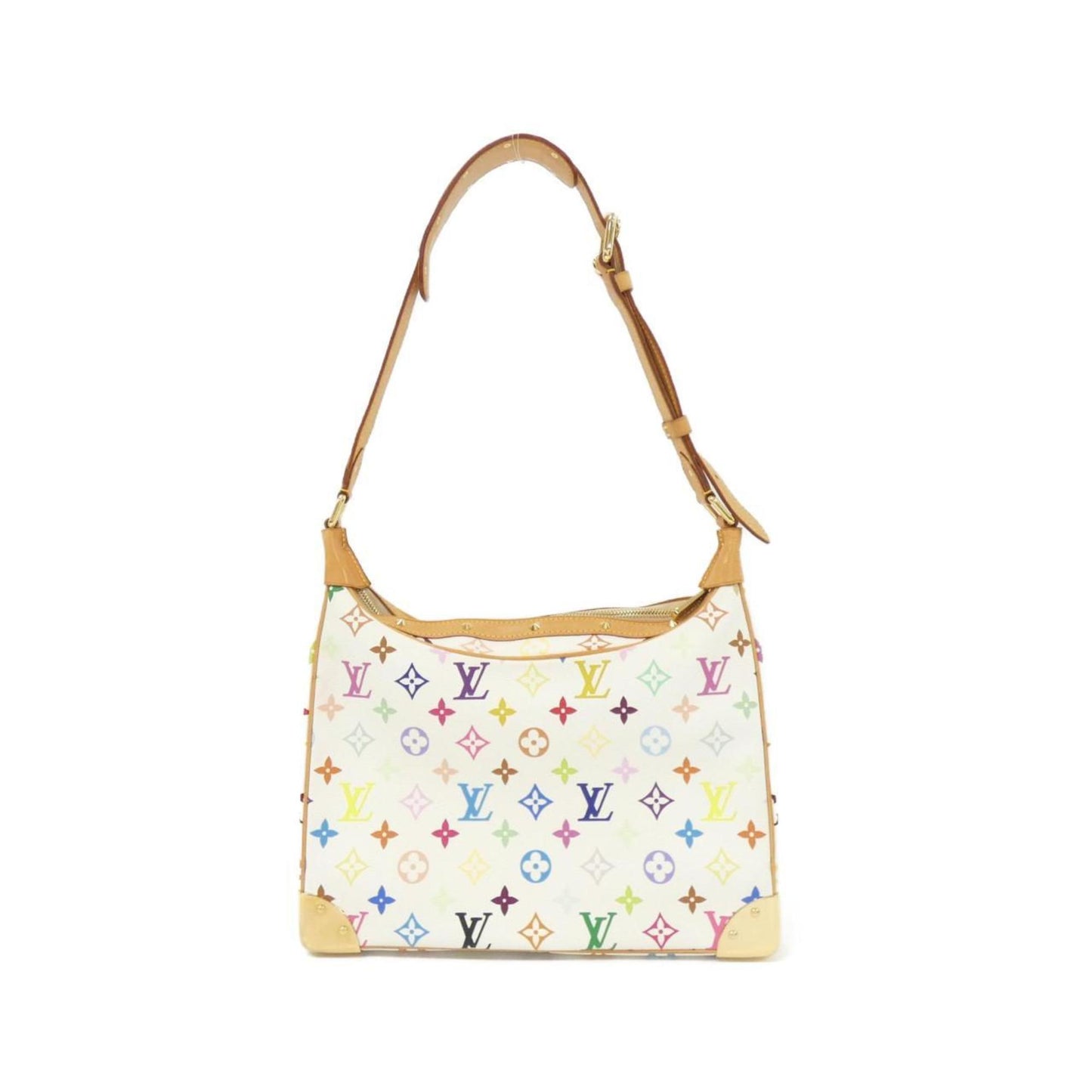 Louis Vuitton Coated Canvas White Shoulder Bags