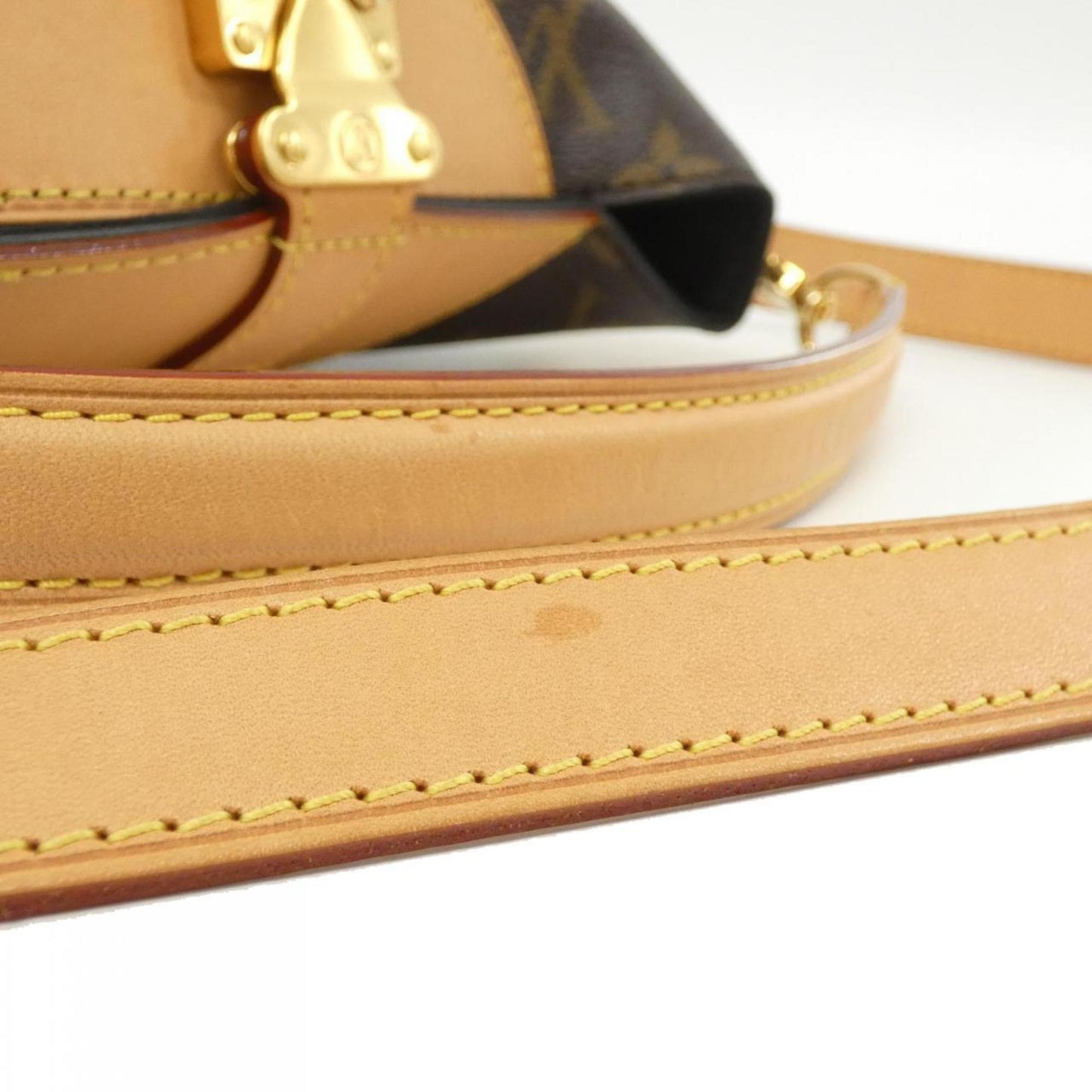 Louis Vuitton Coated Canvas Brown Handbags