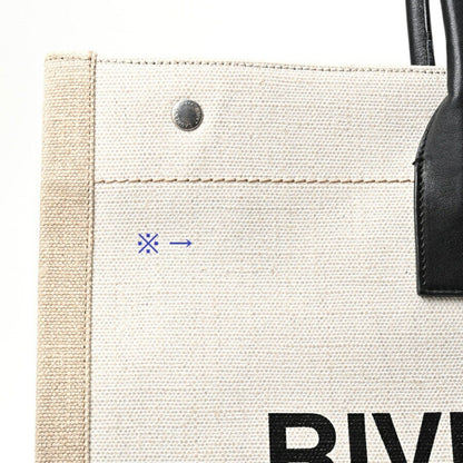 Saint Laurent Canvas White Tote Bags