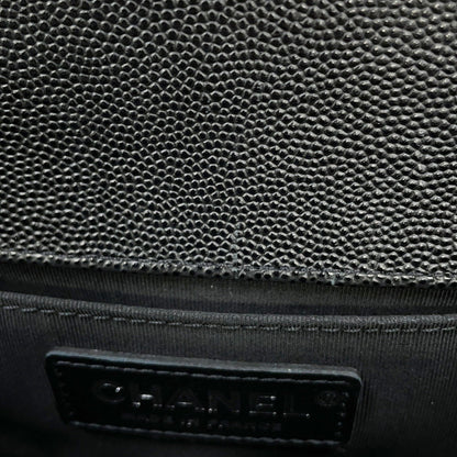 Chanel Calfskin Black Shoulder Bags