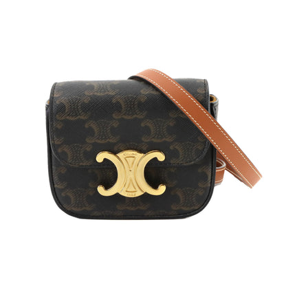 Celine Canvas Black Shoulder Bags