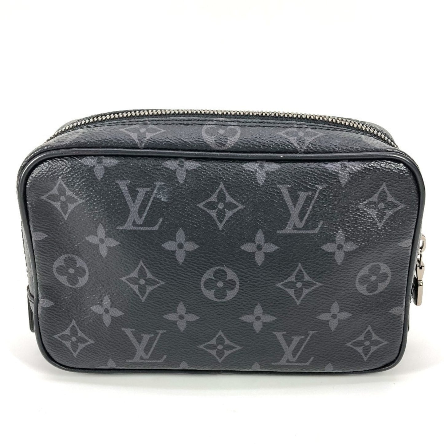 Louis Vuitton Monogram Canvas Black Clutch Bags
