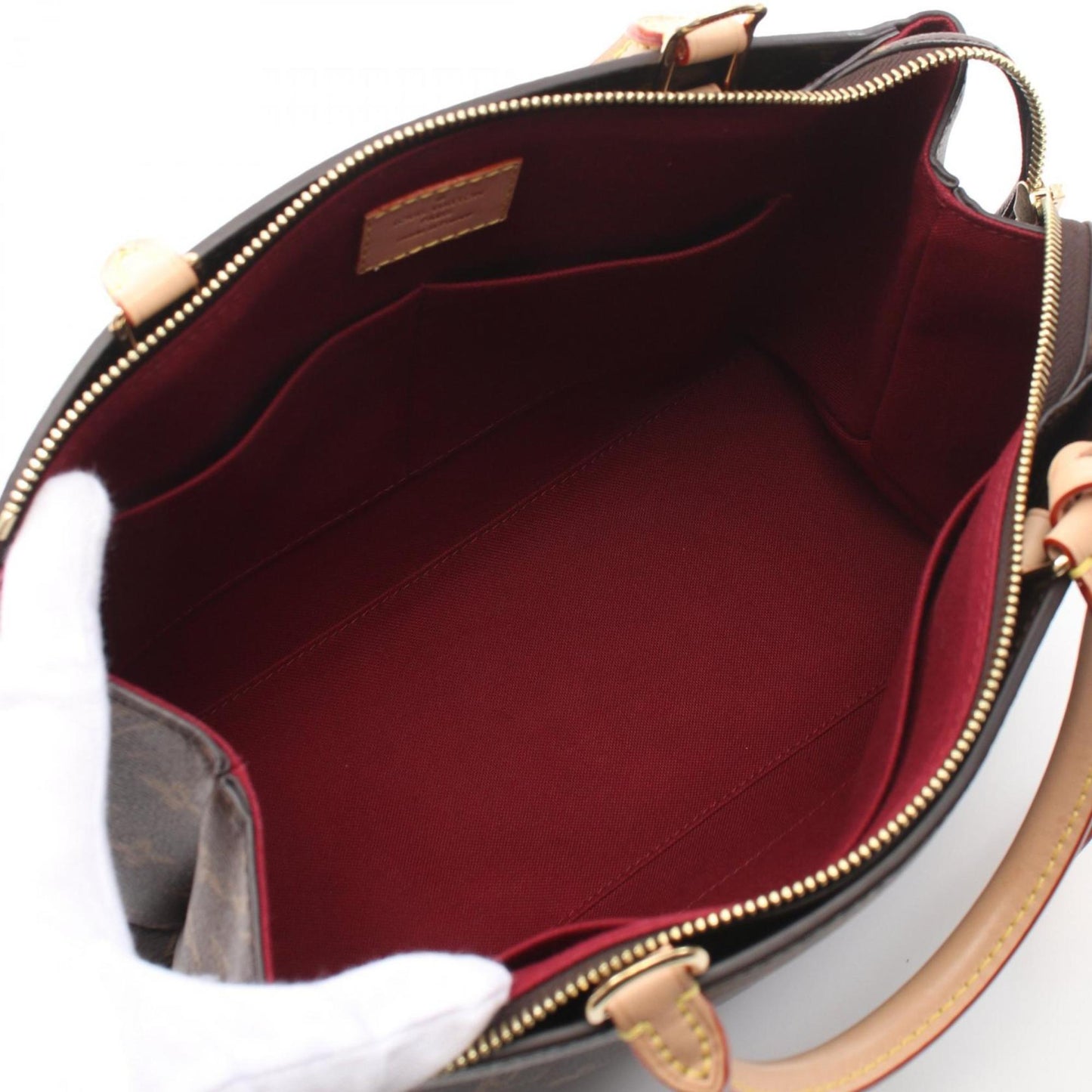 Louis Vuitton Coated Canvas Brown Handbags