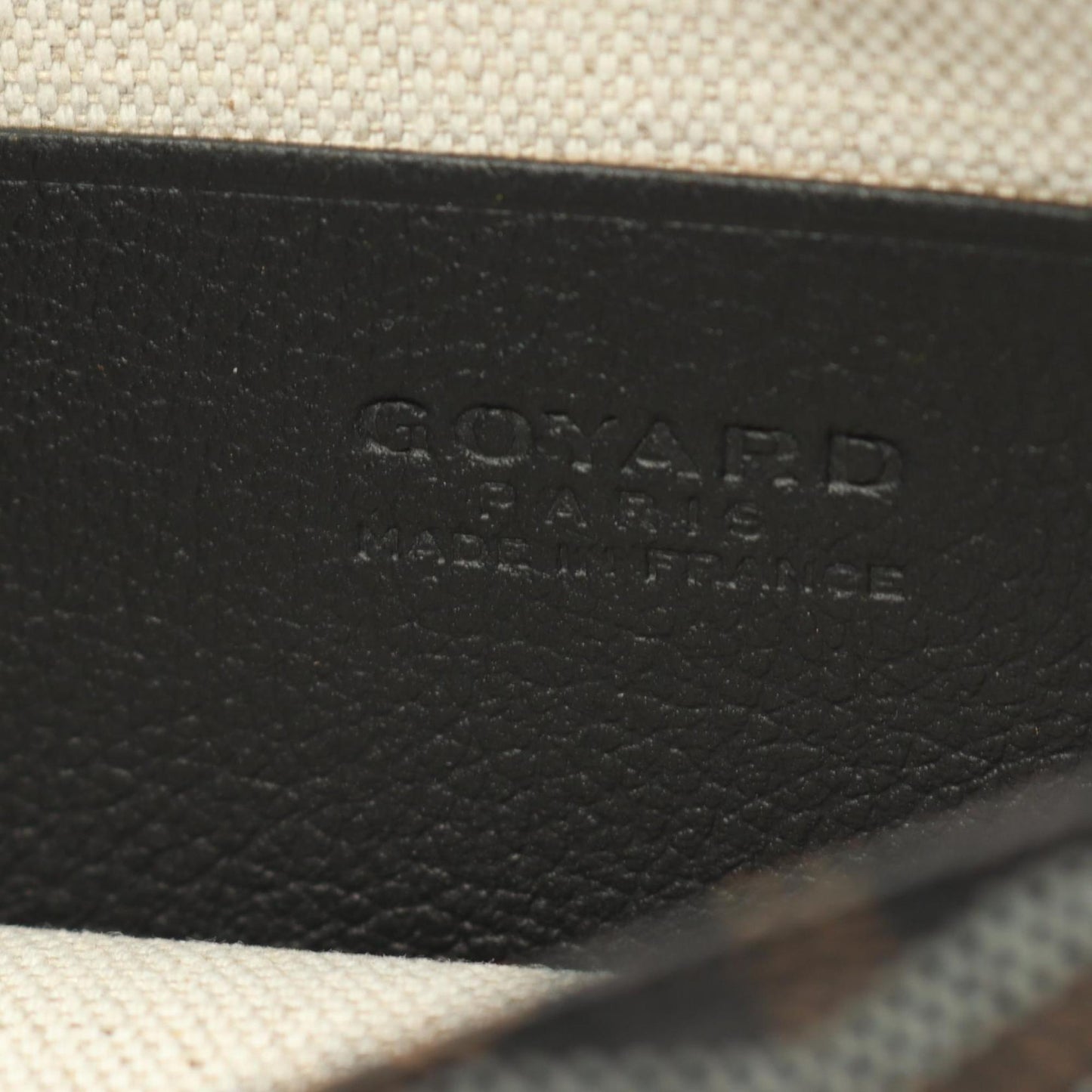 Goyard Coated Canvas Black Shoulder Bags