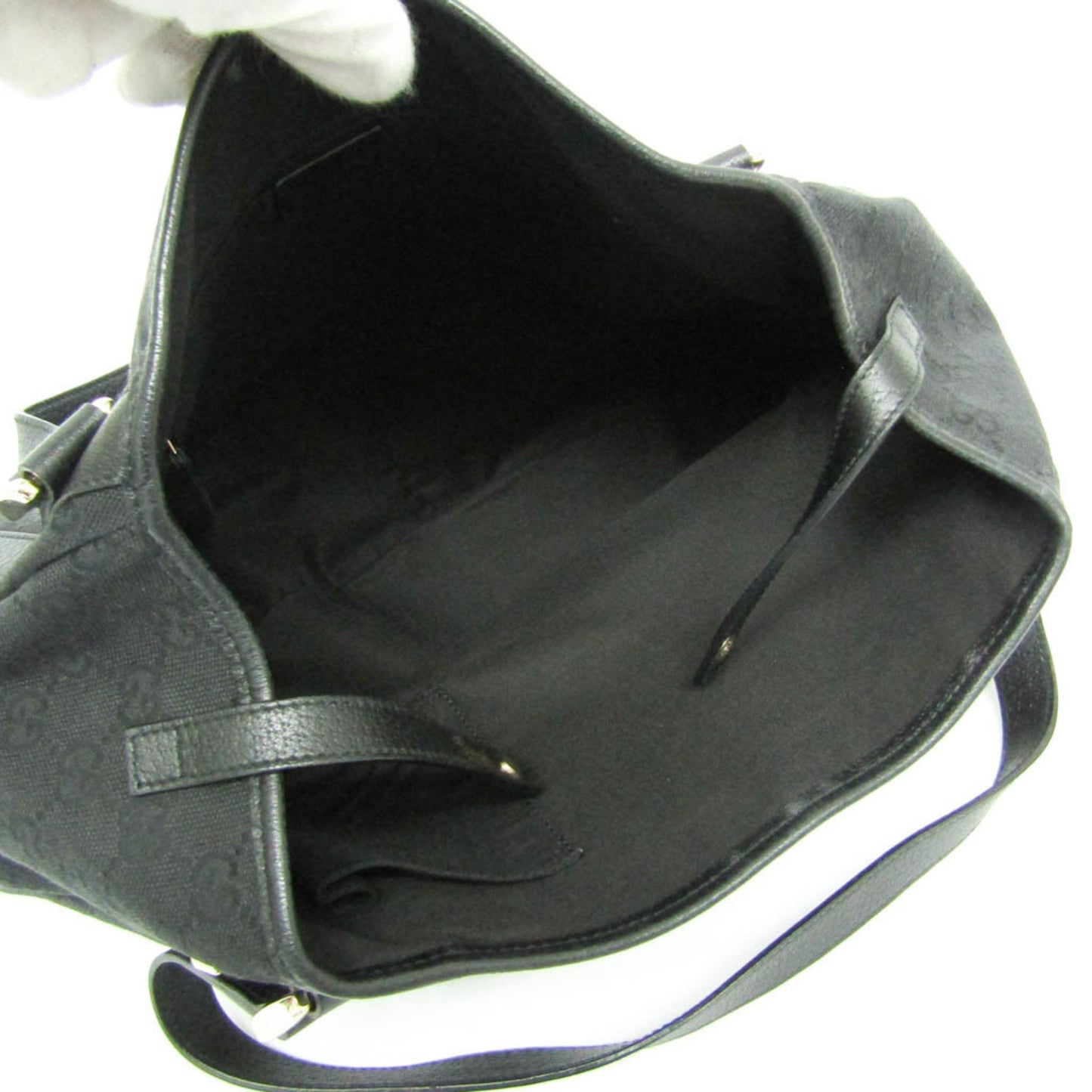 Gucci Canvas Black Tote Bags