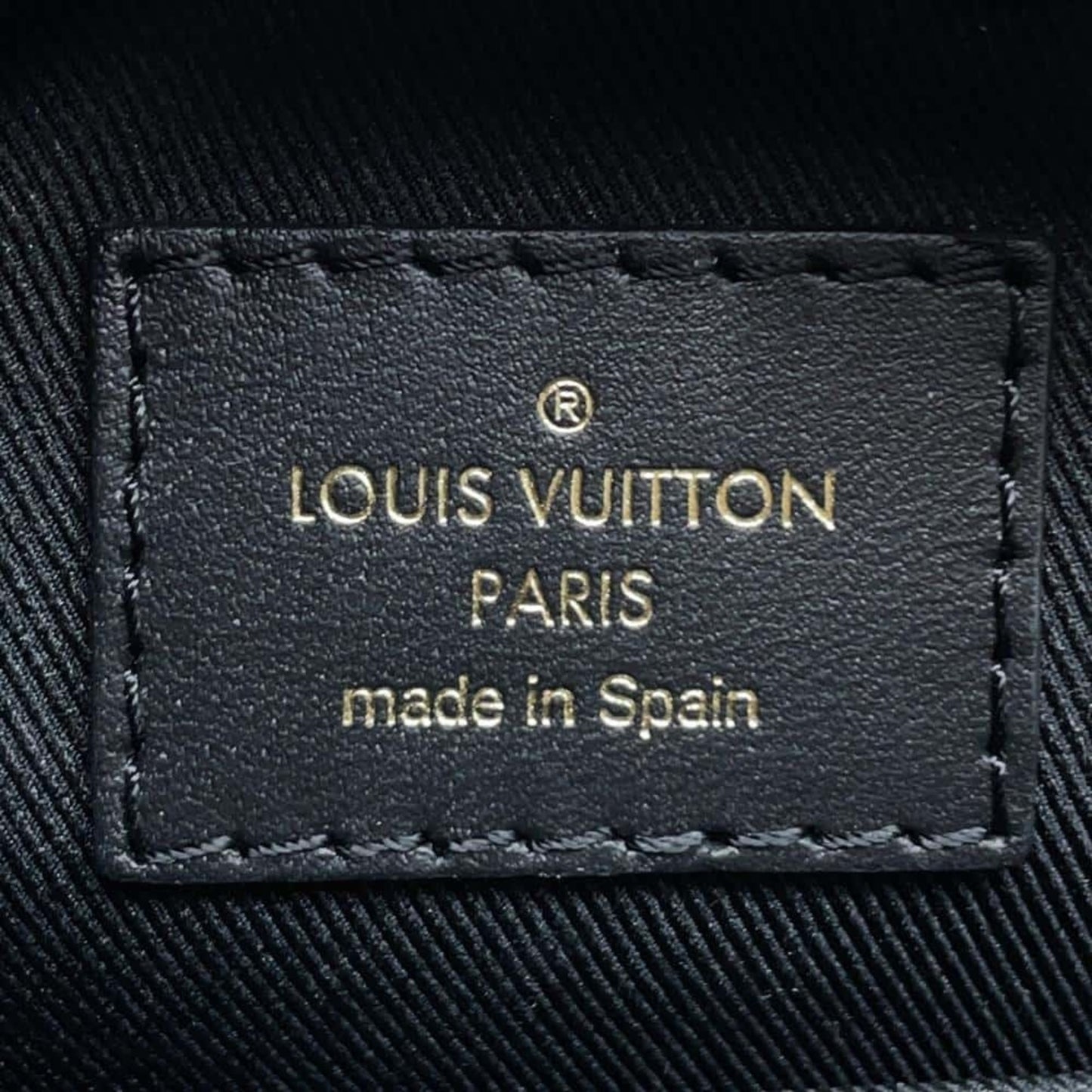 Louis Vuitton Monogram Canvas Black Shoulder Bags