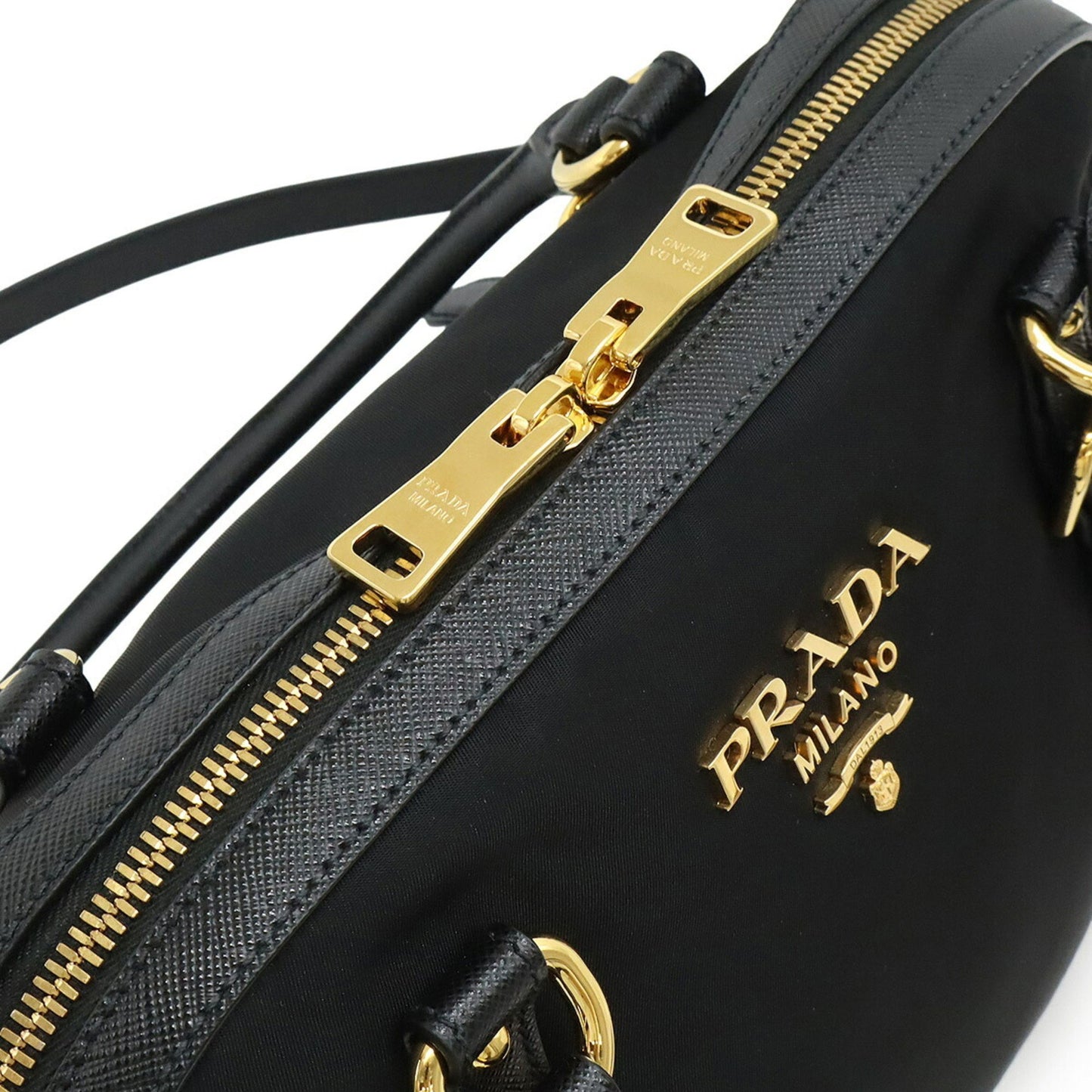 Prada Nylon Black Handbags