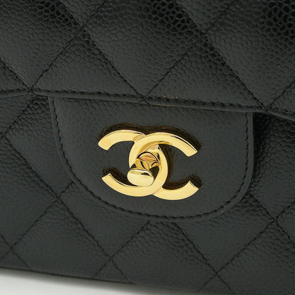 Chanel Calfskin Black Shoulder Bags