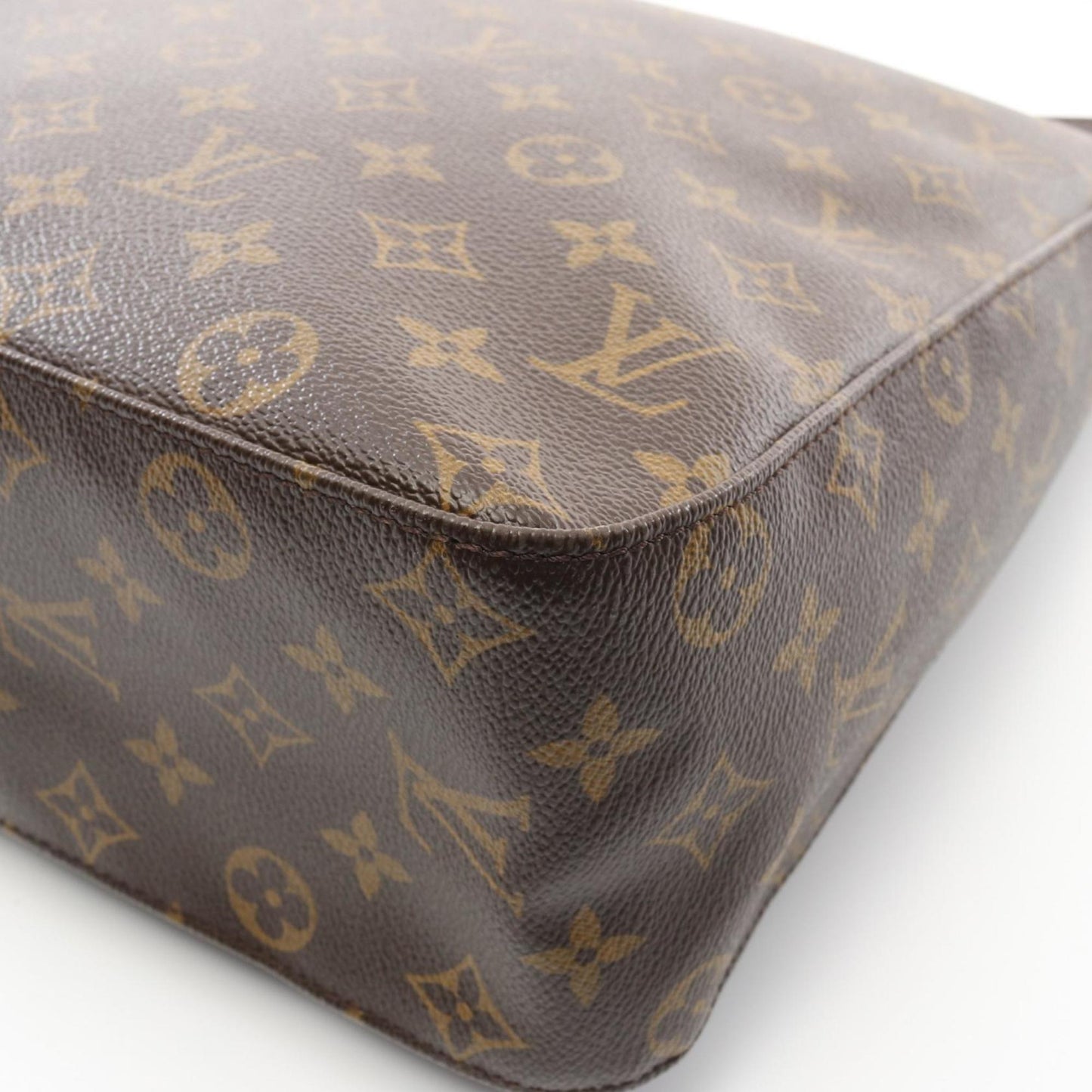 Louis Vuitton Coated Canvas Brown Shoulder Bags