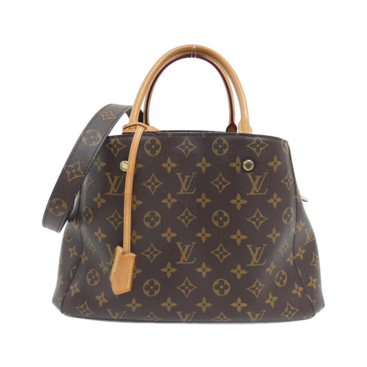 Louis Vuitton Coated Canvas Brown Handbags