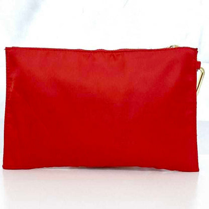 Burberry Nylon Red Clutch Bags