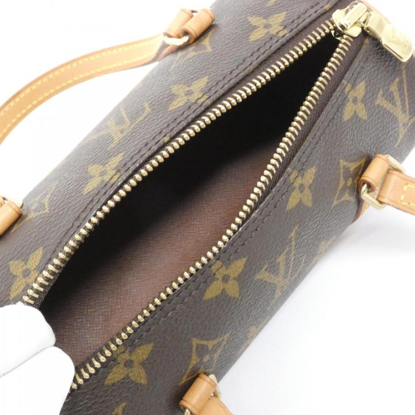 Louis Vuitton Coated Canvas Brown Handbags