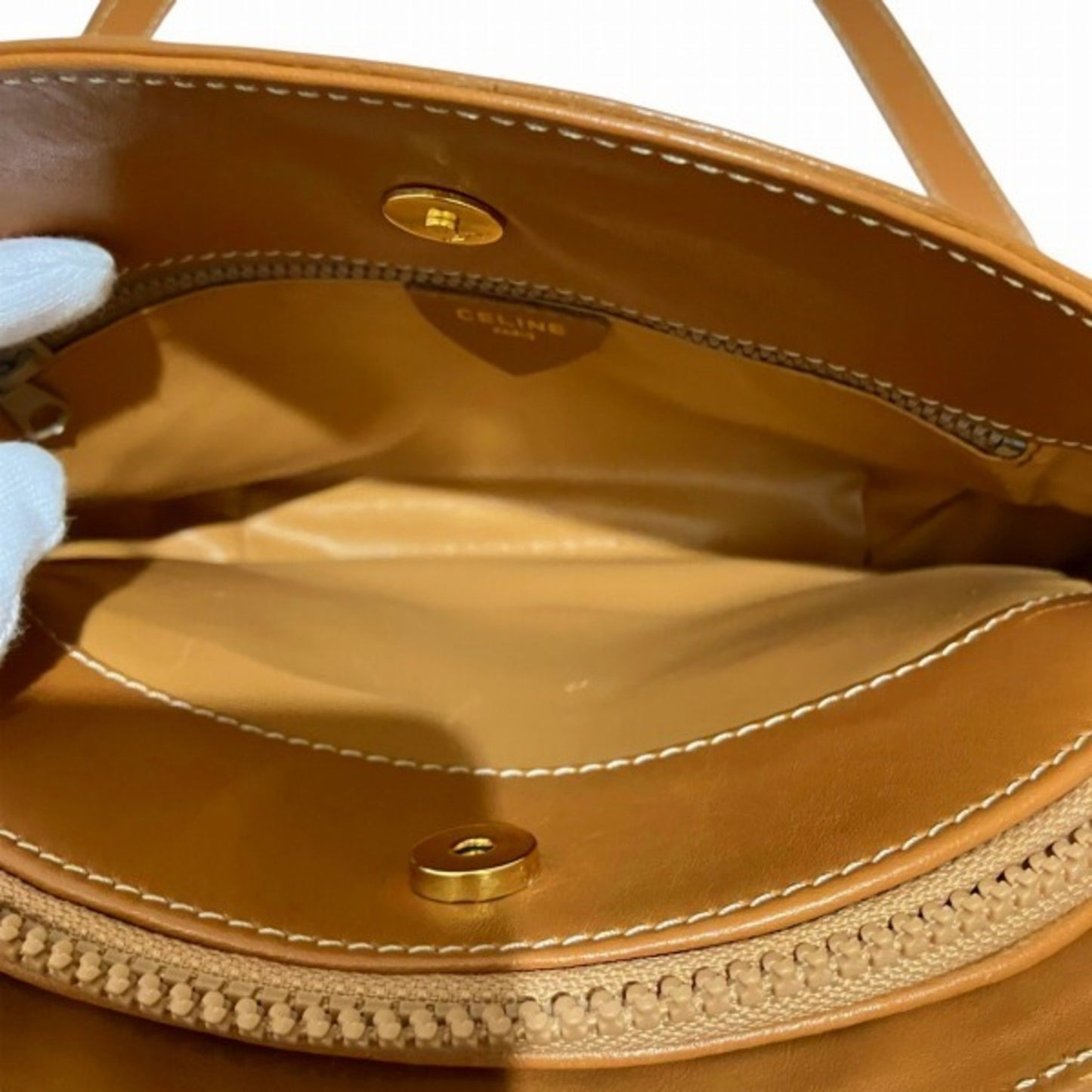 Celine Pvc Brown Shoulder Bags