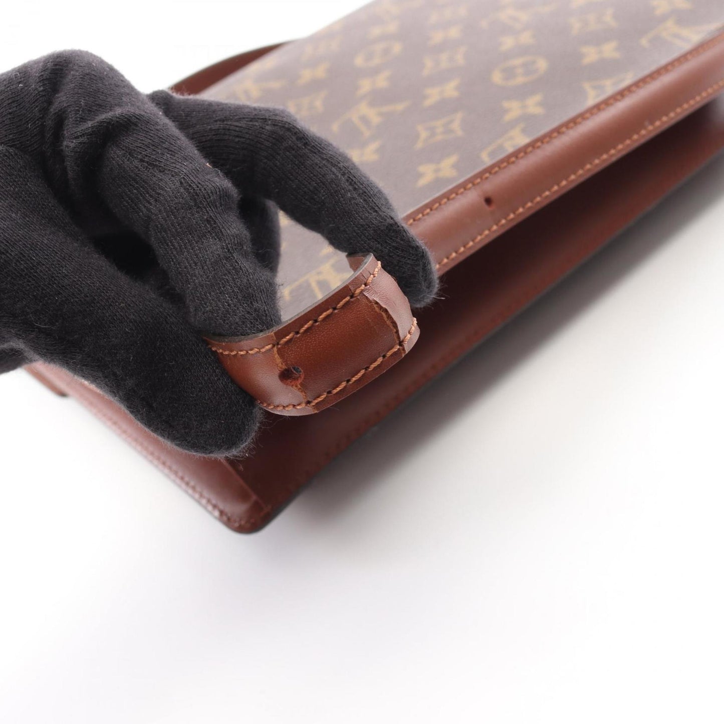 Louis Vuitton Coated Canvas Brown Handbags