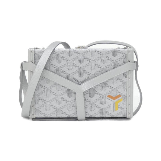 Goyard Coated Canvas Silver Shoulder Bags