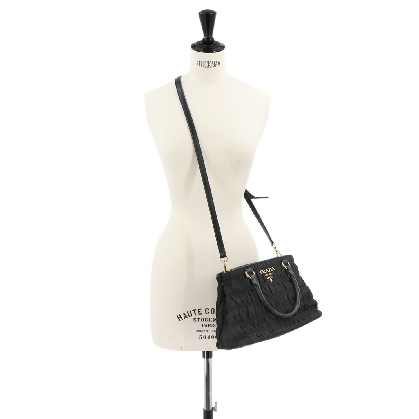 Prada Nylon Black Handbags