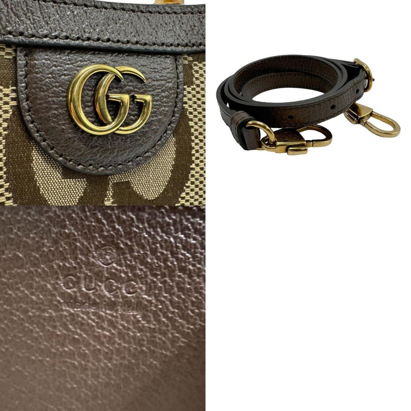 Gucci Canvas Brown Handbags