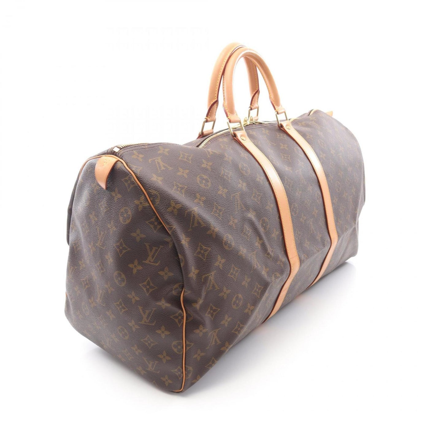 Louis Vuitton Coated Canvas Brown Travel Bags