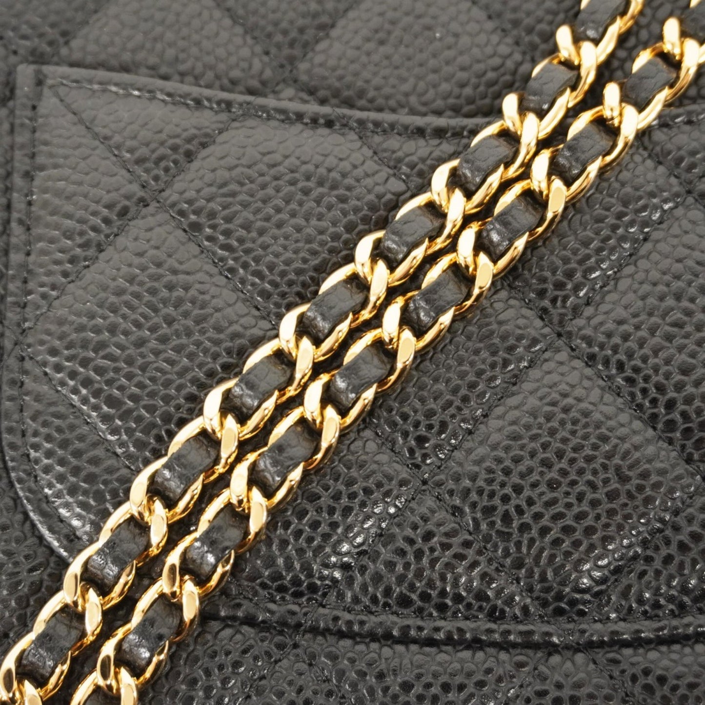 Chanel Calfskin Black Shoulder Bags