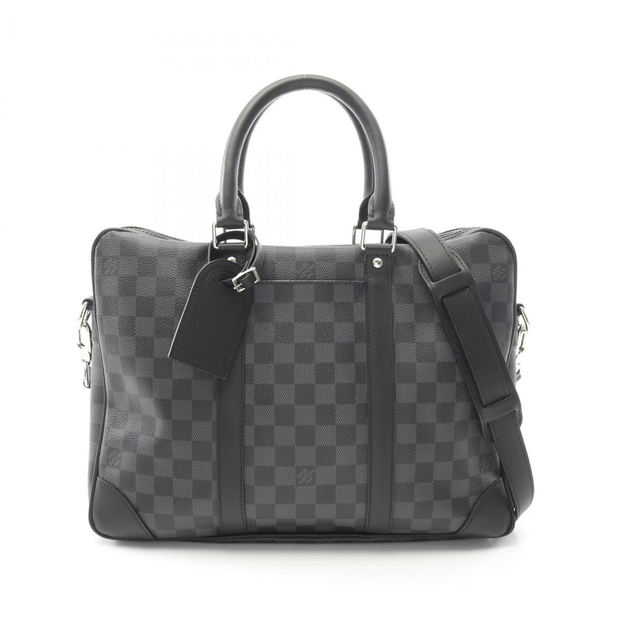 Louis Vuitton Coated Canvas Black Briefcases