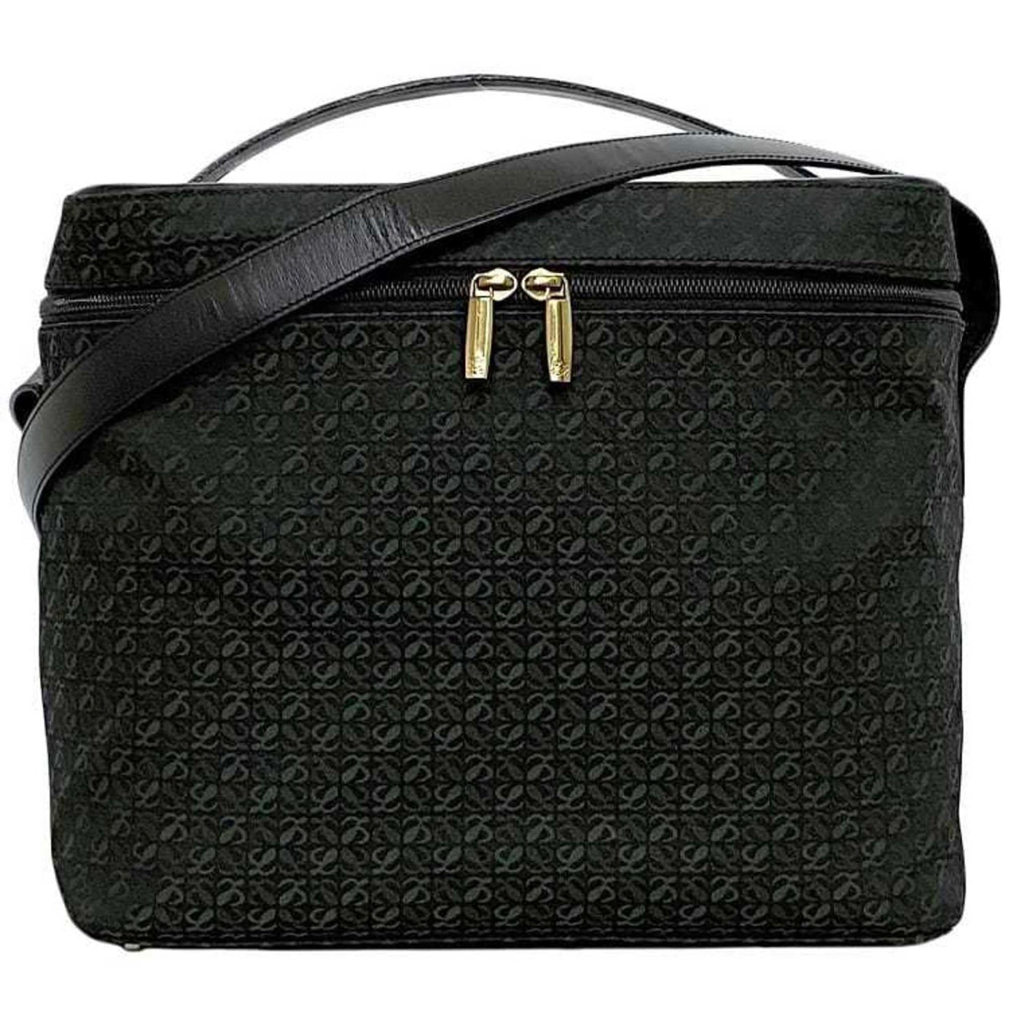 Loewe Canvas Black Shoulder Bags