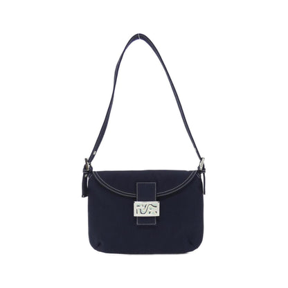 Fendi Canvas Blue Shoulder Bags