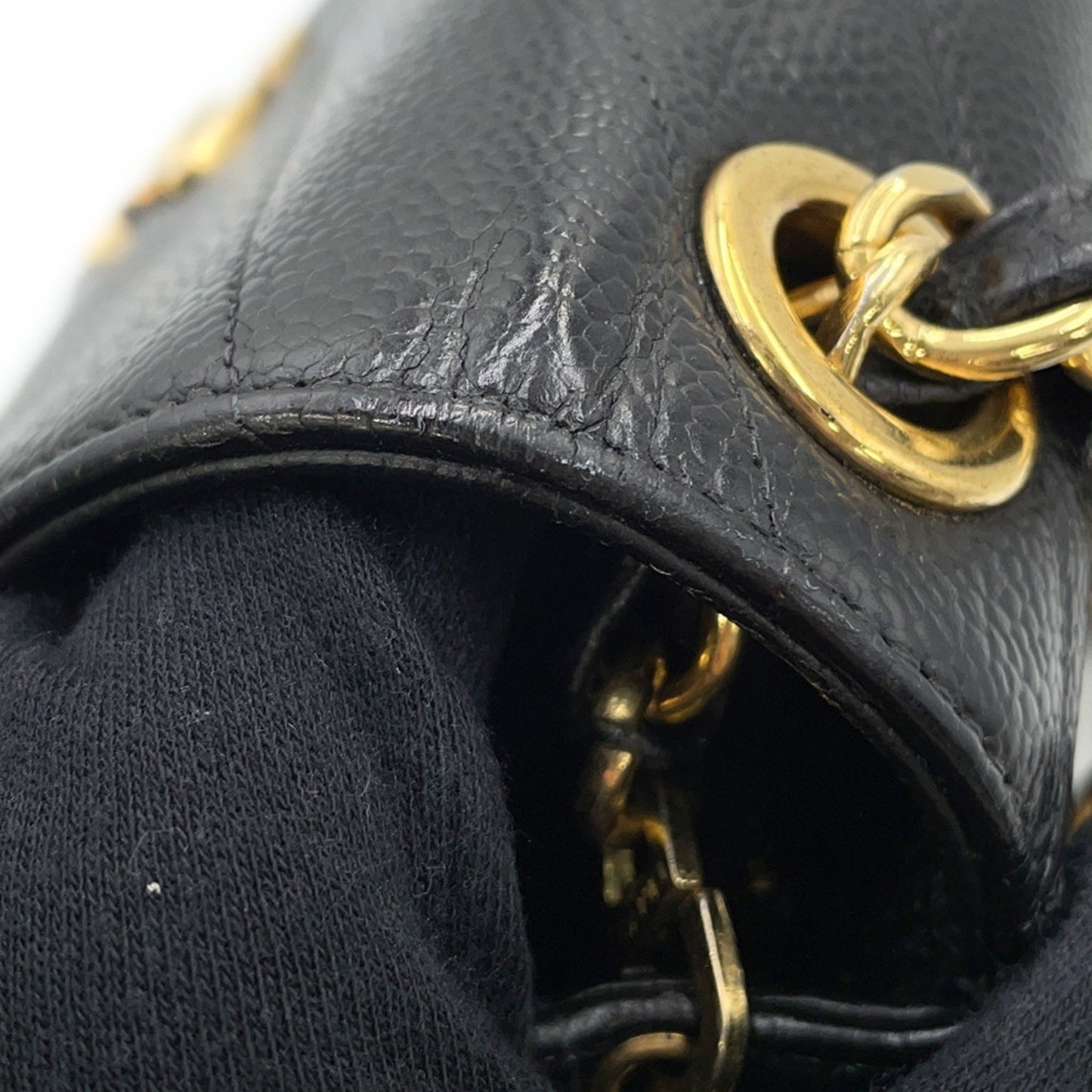 Chanel Calfskin Black Shoulder Bags