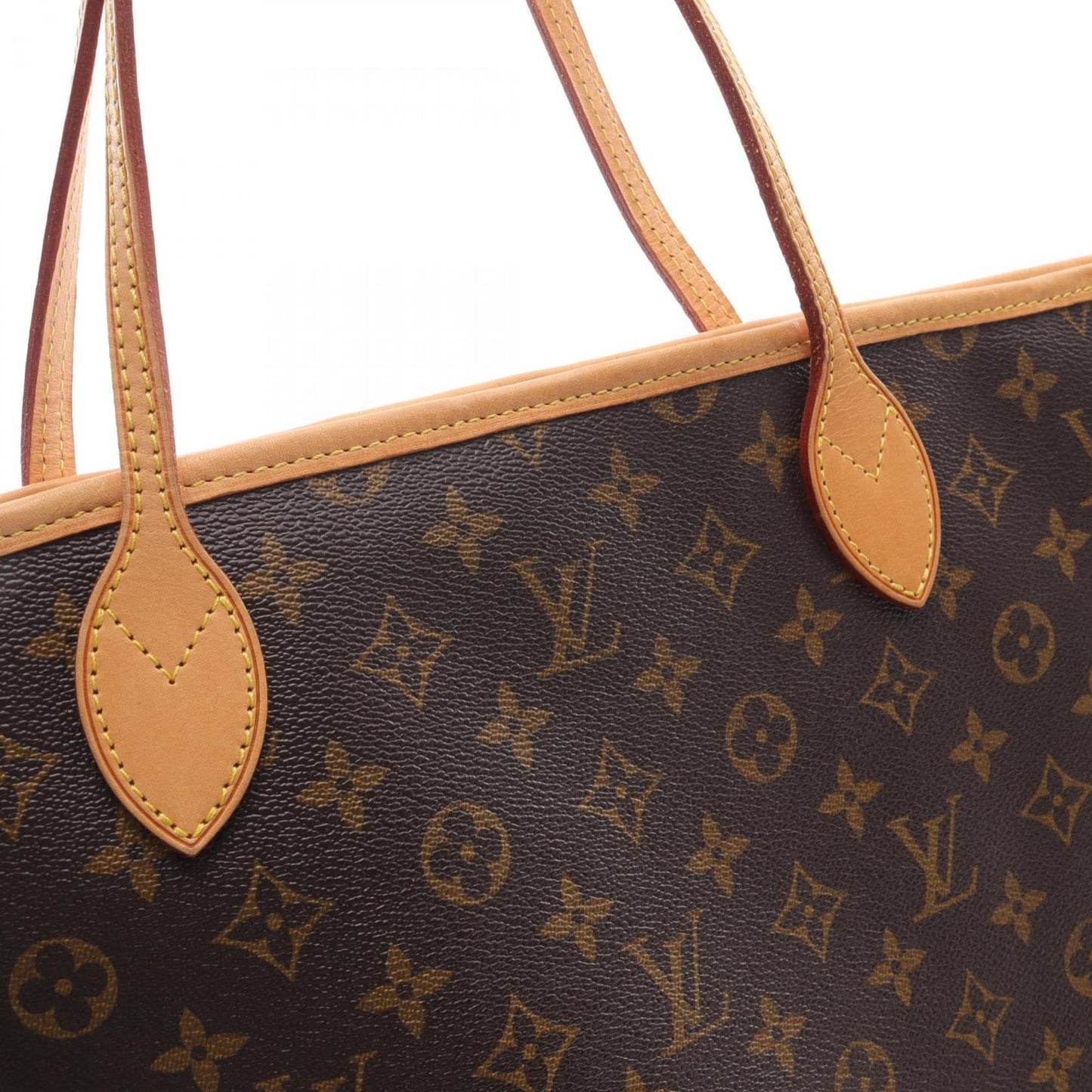 Louis Vuitton Coated Canvas Brown Tote Bags