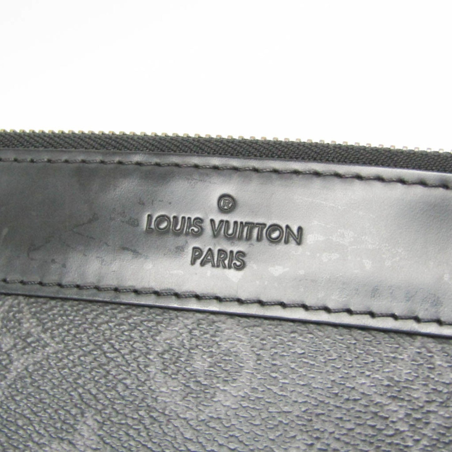 Louis Vuitton Monogram Canvas Black Clutch Bags
