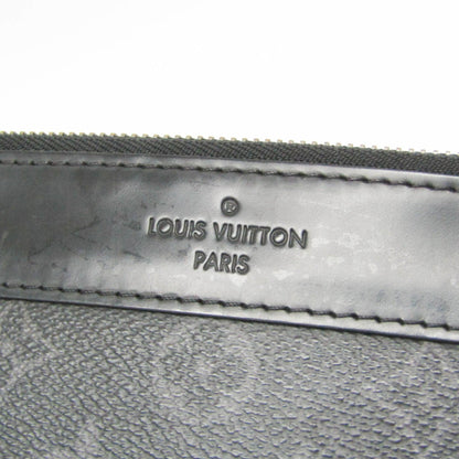 Louis Vuitton Monogram Canvas Black Clutch Bags
