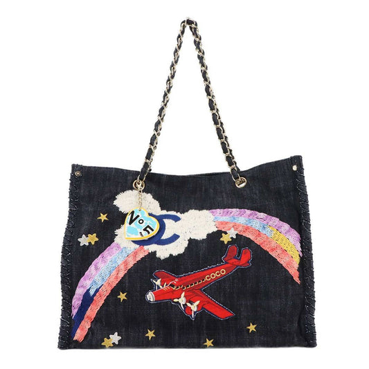 Chanel Denim Multi Tote Bags