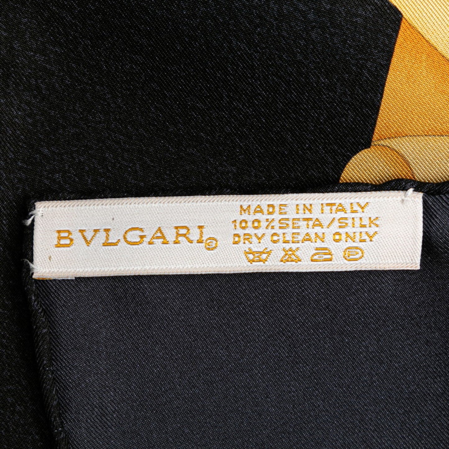 Bvlgari Silk Black Scarves