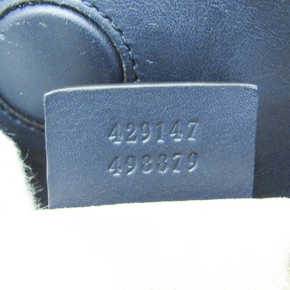 Gucci Coated Canvas Blue Shoulder Bags