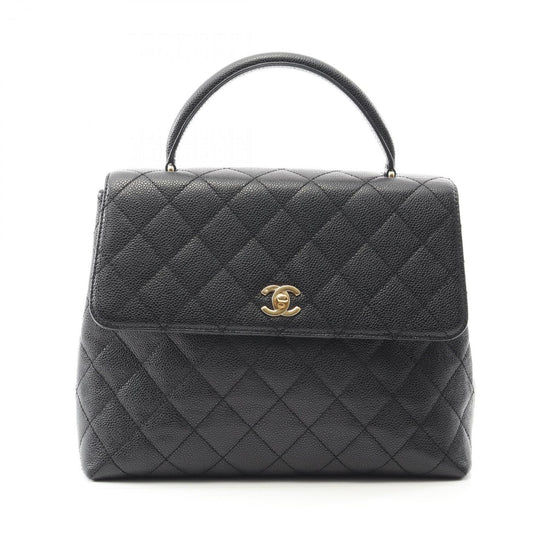 Chanel Calfskin Black Handbags