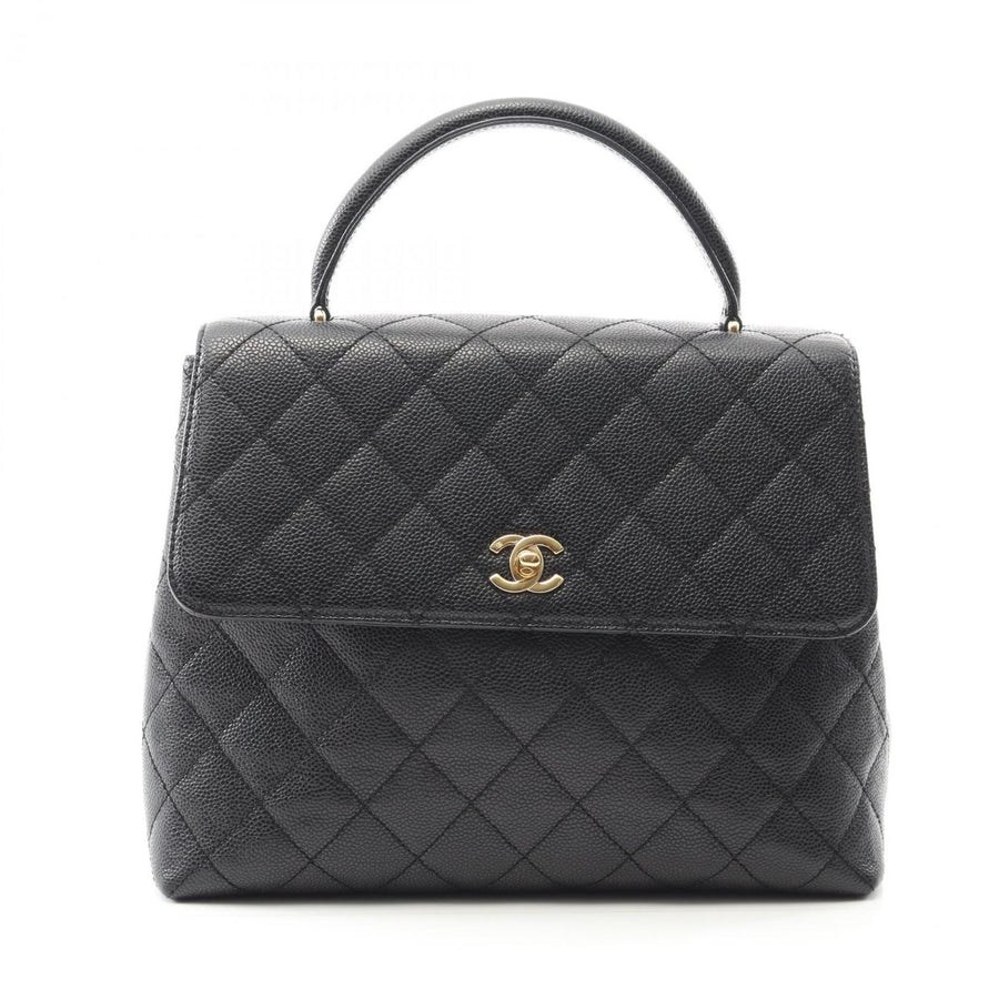 Chanel Calfskin Black Handbags