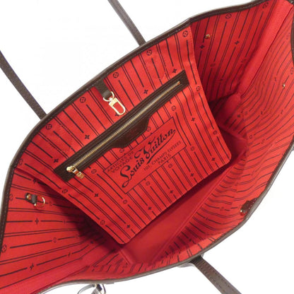 Louis Vuitton Coated Canvas Brown Handbags