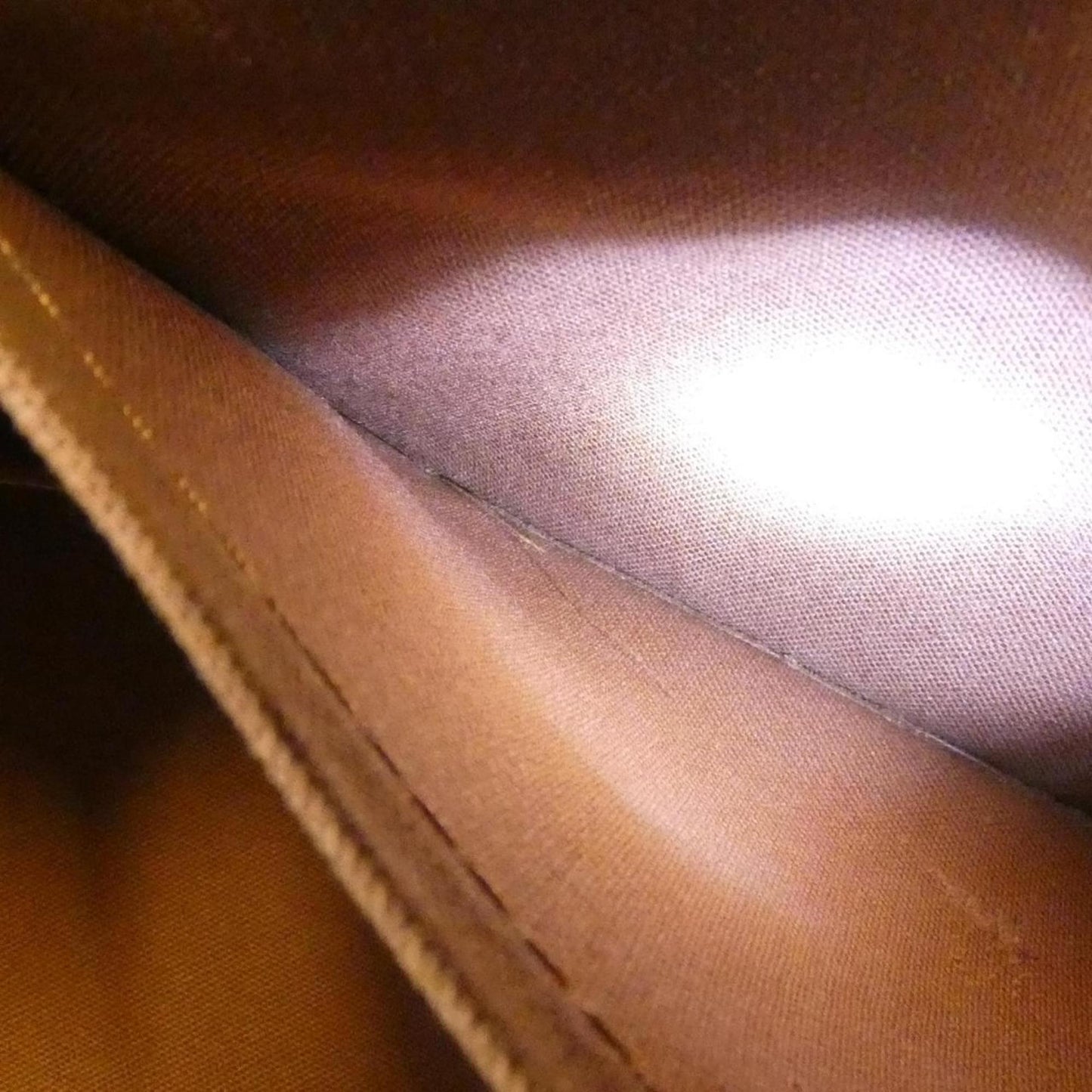 Louis Vuitton Coated Canvas Brown Handbags
